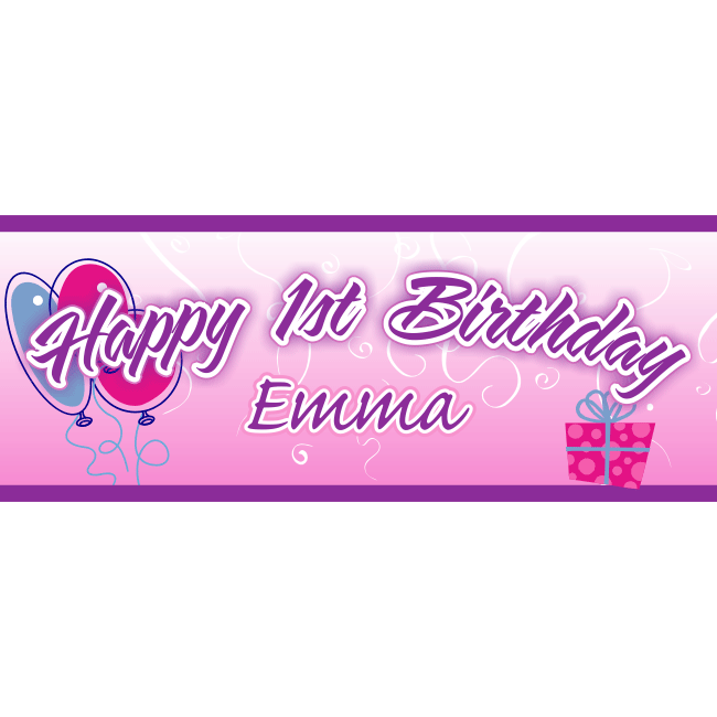 Birthday Pink | Studio4Signs|outdoor banner|custom banner