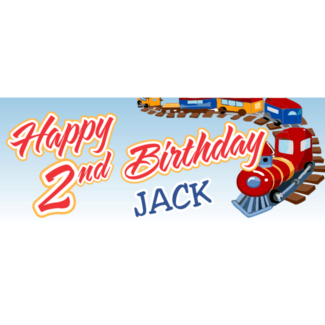 Birthday Trains | Custom Banners Canada | Studio4Signs