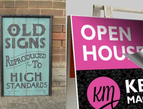 Recovering Existing Real Estate Open House Signs